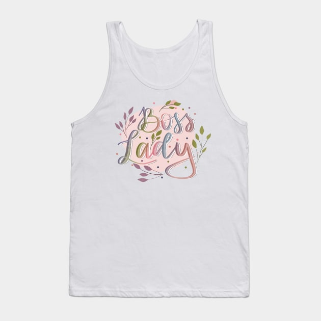 Boss Lady Small Business Owner Tank Top by Mastilo Designs